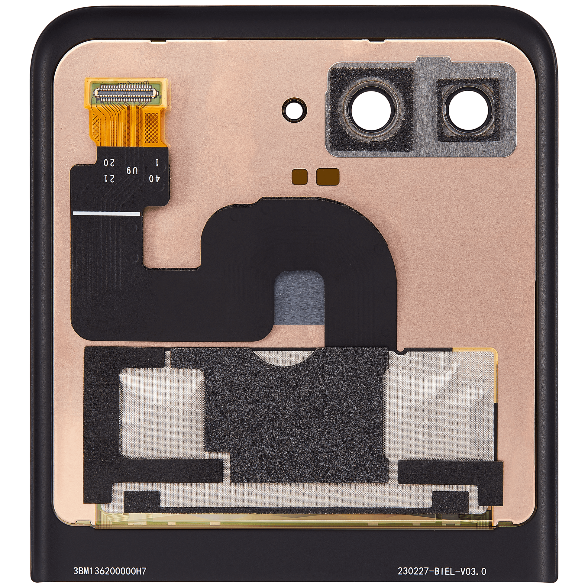 Outer OLED Assembly For Motorola Moto Razr Plus 2023 / Razr 40 Ultra (XT2321 / 2023) - Motorola replacement part image 3