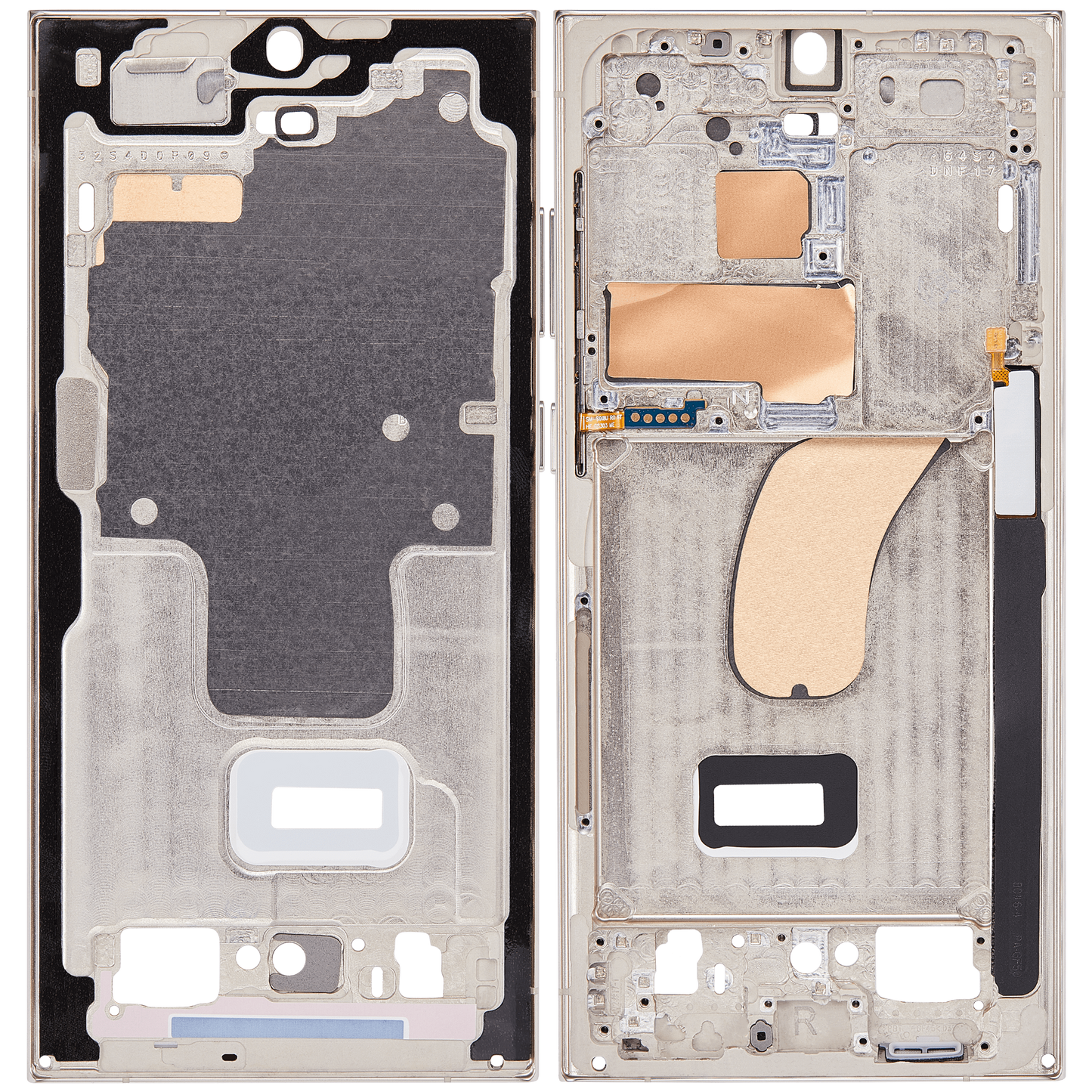 Mid-Frame Housing For Samsung Galaxy S23 Ultra 5G (US & International Version) (Cream)