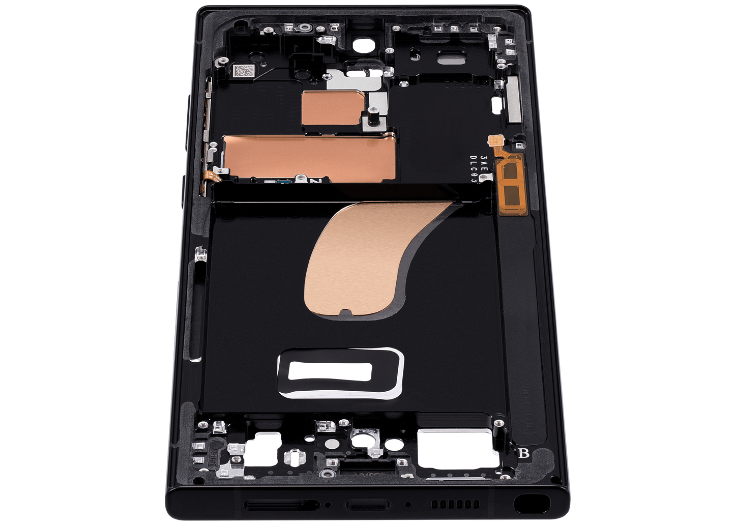 Mid-Frame Housing For Samsung Galaxy S23 Ultra 5G (US & International Version) (Phantom Black)