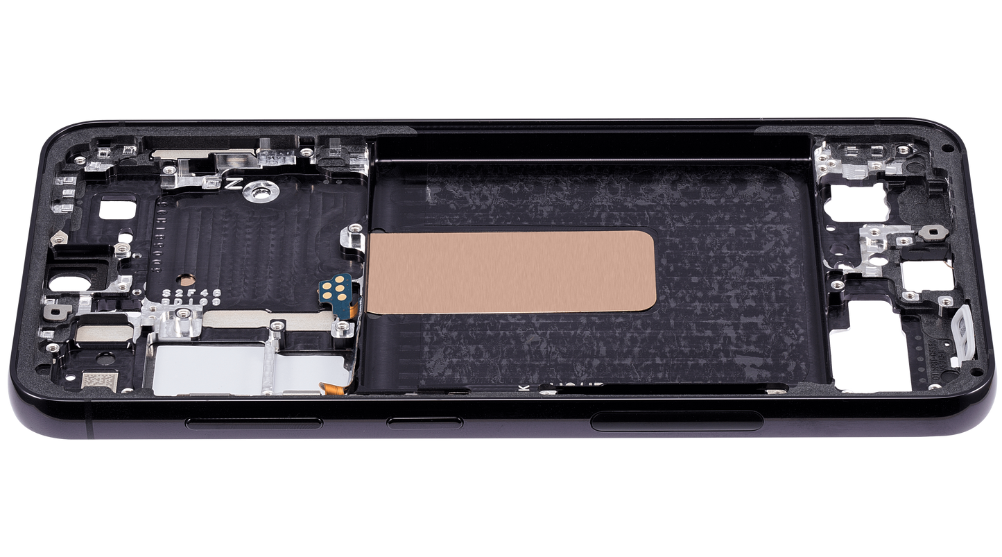 Mid-Frame Housing For Samsung Galaxy S23 5G (US & International Version) (Phantom Black)
