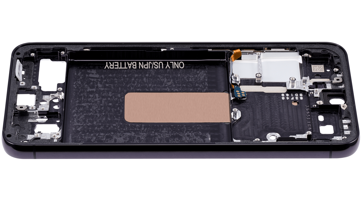 Mid-Frame Housing For Samsung Galaxy S23 5G (US & International Version) (Phantom Black)