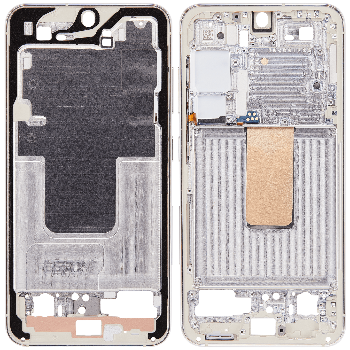 Mid-Frame Housing For Samsung Galaxy S23 5G (US & International Version) (Cream)
