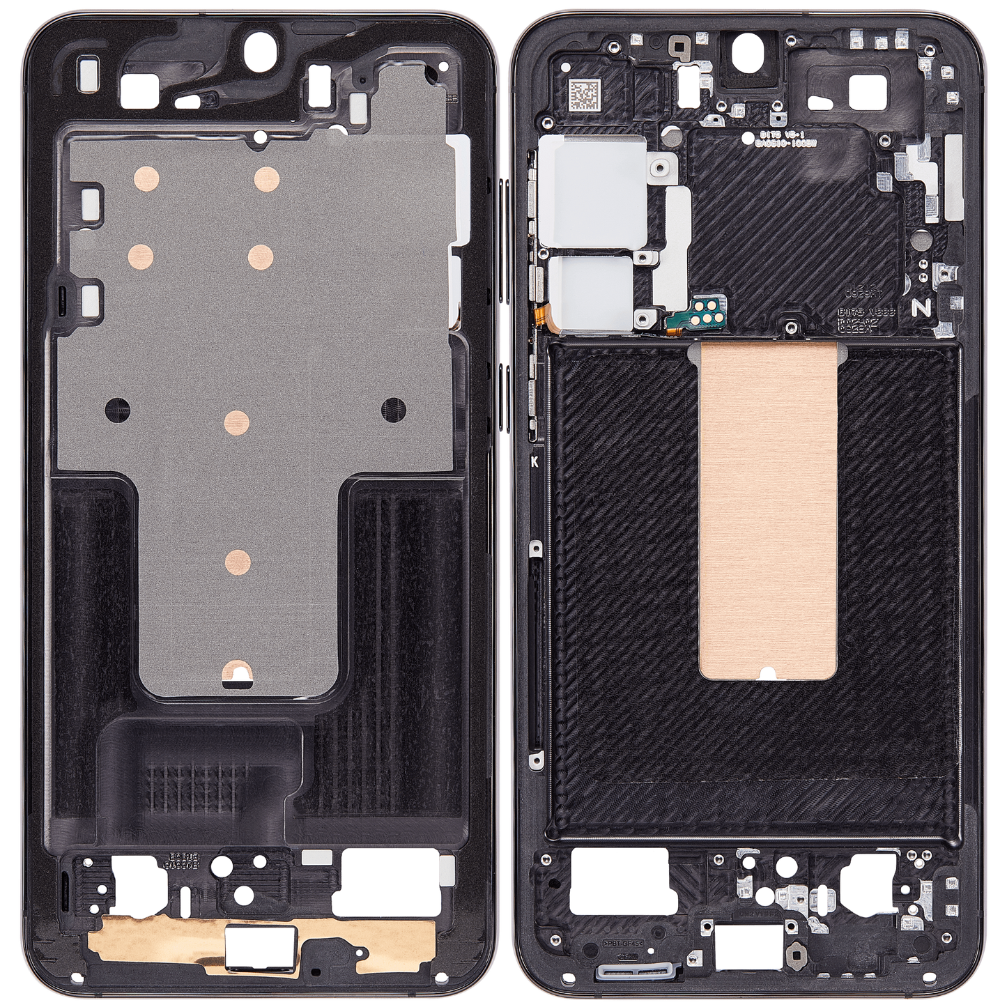 Mid-Frame Housing For Samsung Galaxy S23 Plus 5G (US & International Version) (Phantom Black)