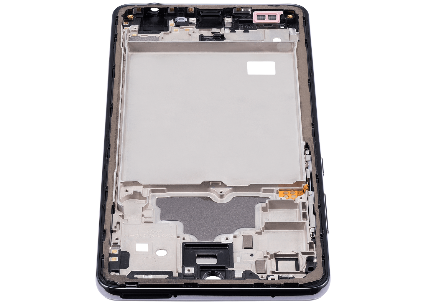 Mid-Frame Housing For Samsung Galaxy A72 (A725 / 2021) (Awesome Black)