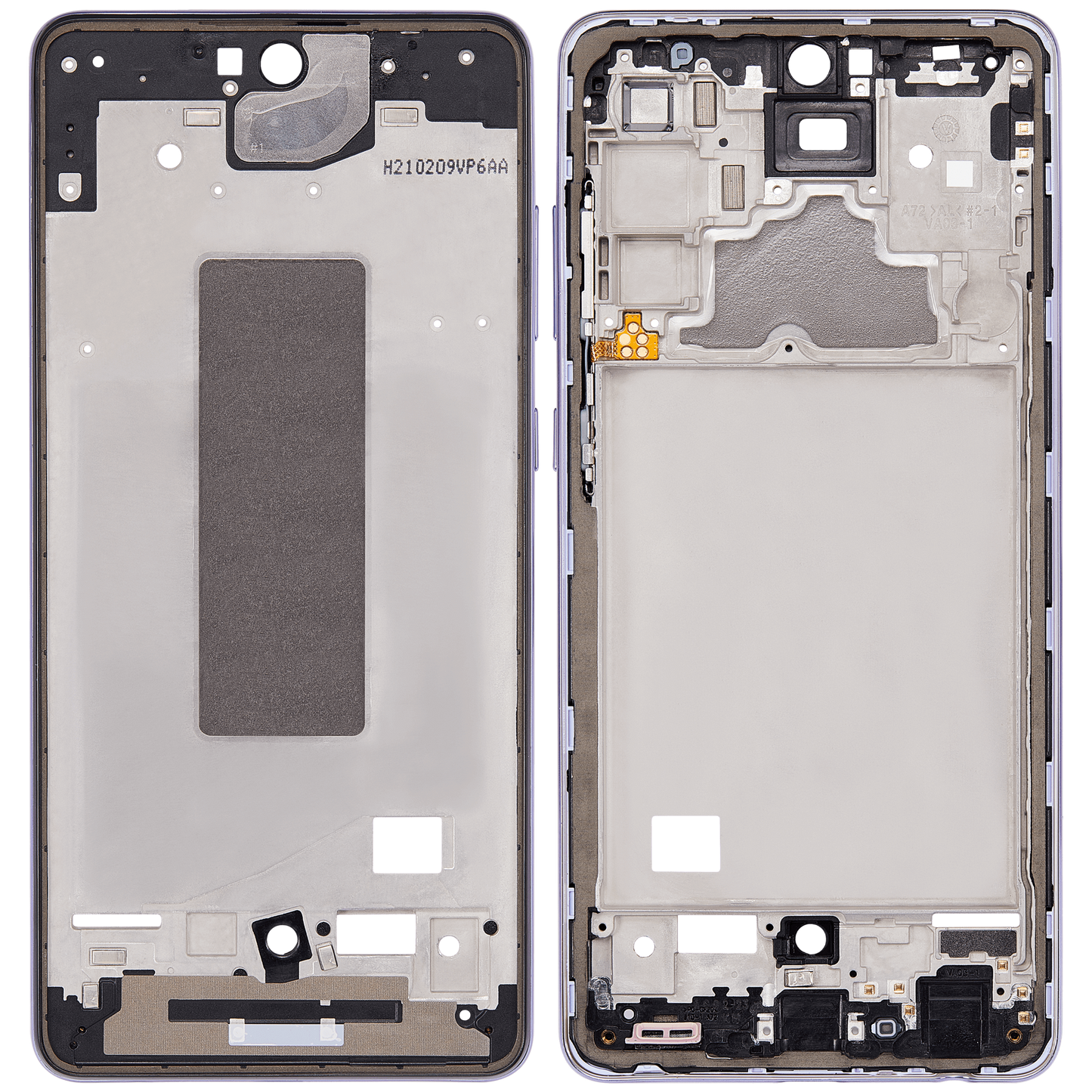 Mid-Frame Housing For Samsung Galaxy A72 (A725 / 2021) (Awesome Violet)