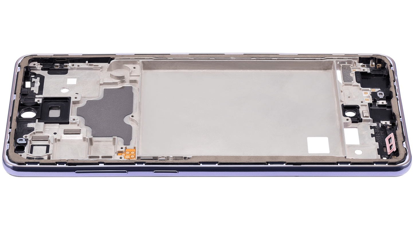 Mid-Frame Housing For Samsung Galaxy A72 (A725 / 2021) (Awesome Violet)