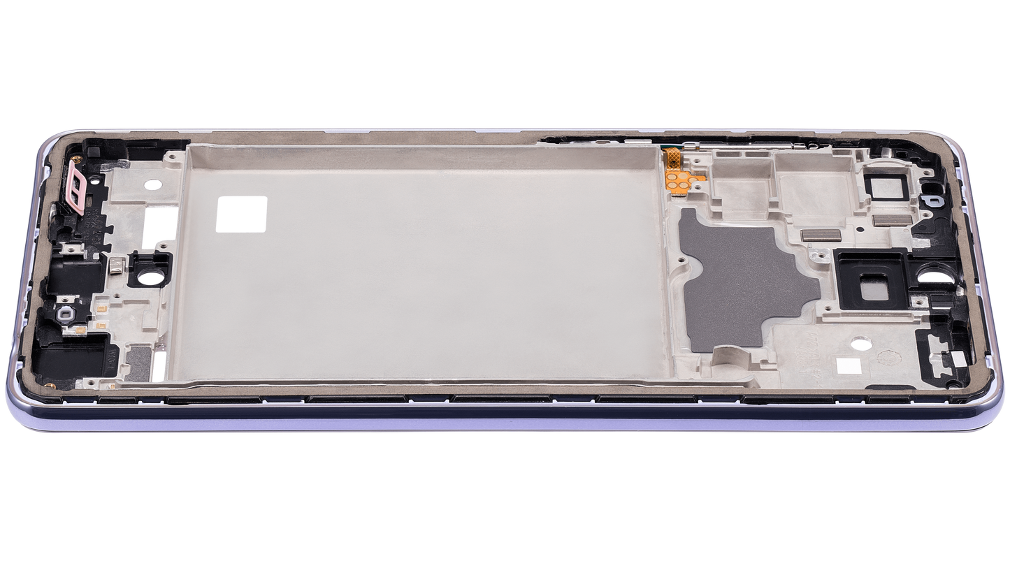 Mid-Frame Housing For Samsung Galaxy A72 (A725 / 2021) (Awesome Violet)