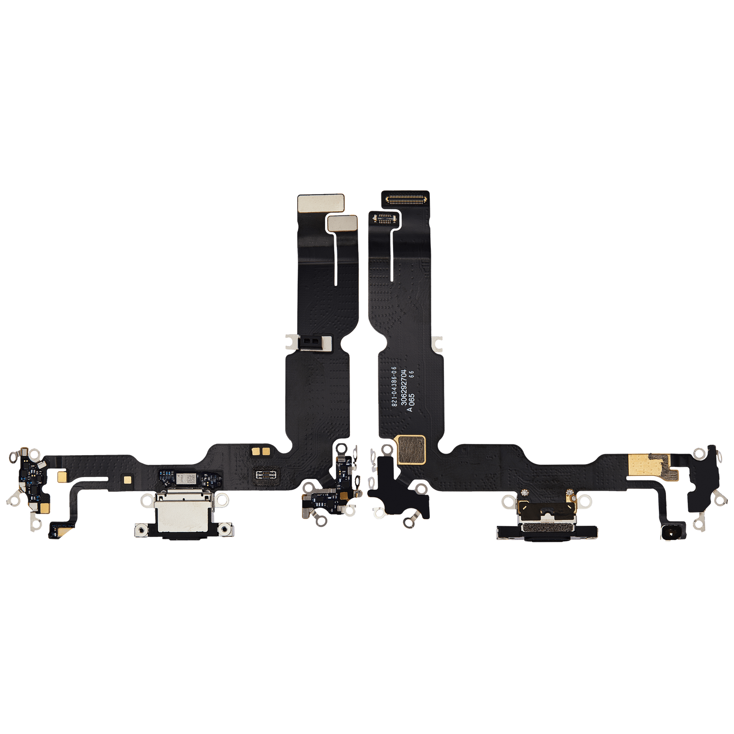 Charging Port Flex Cable For iPhone 15 Plus (Premium) (Black)