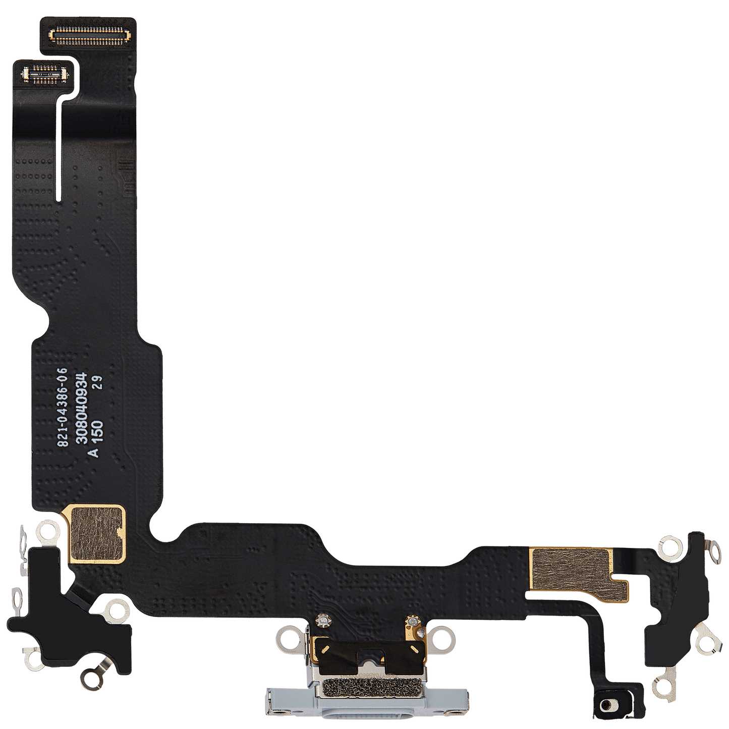 Charging Port Flex Cable For iPhone 15 Plus (Premium) (Blue)