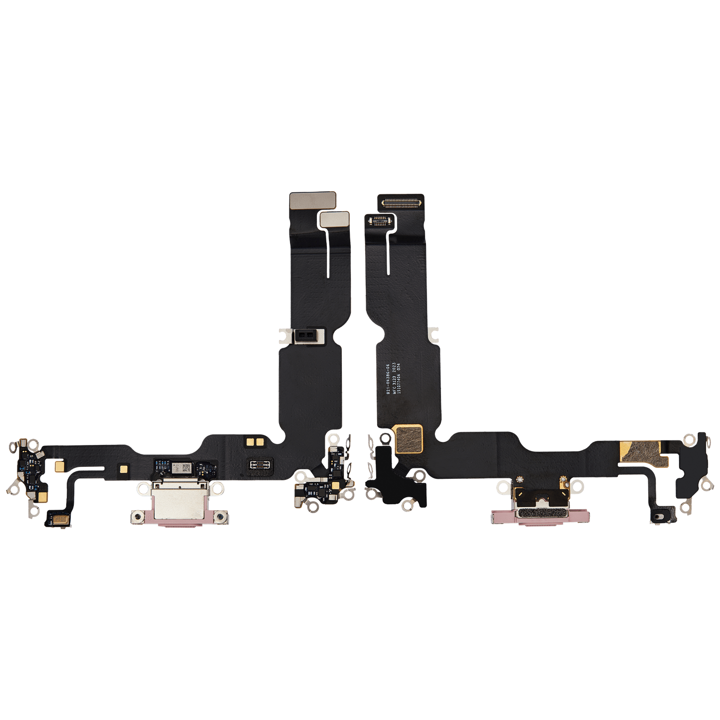 Charging Port Flex Cable For iPhone 15 Plus (Premium) (Pink)