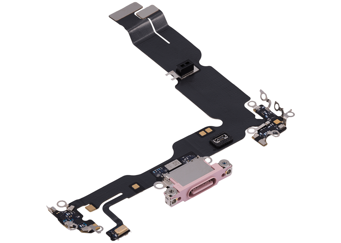 Charging Port Flex Cable For iPhone 15 Plus (Premium) (Pink)