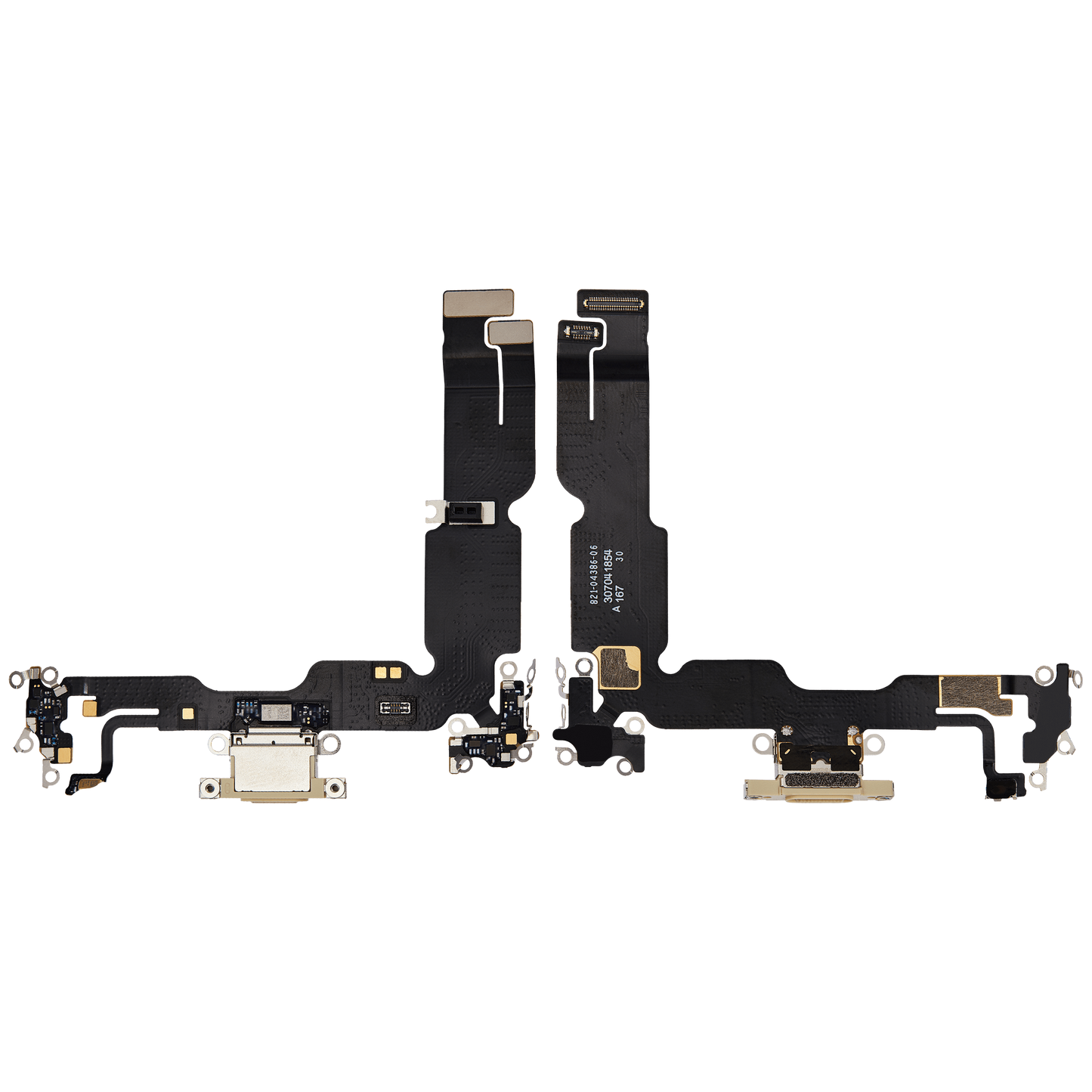 Charging Port Flex Cable For iPhone 15 Plus (Premium) (Yellow)
