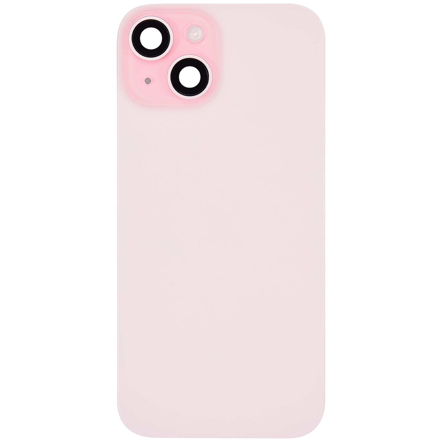 Back Glass w/ MagSafe Magnet & NFC & Flashlight Flex For iPhone 15 (Used OEM Pull: Grade A) (Pink)
