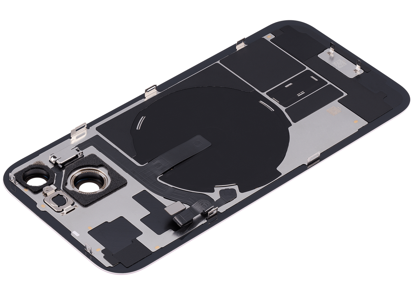 Back Glass w/ MagSafe Magnet & NFC & Flashlight Flex For iPhone 15 (Used OEM Pull: Grade A) (Pink)