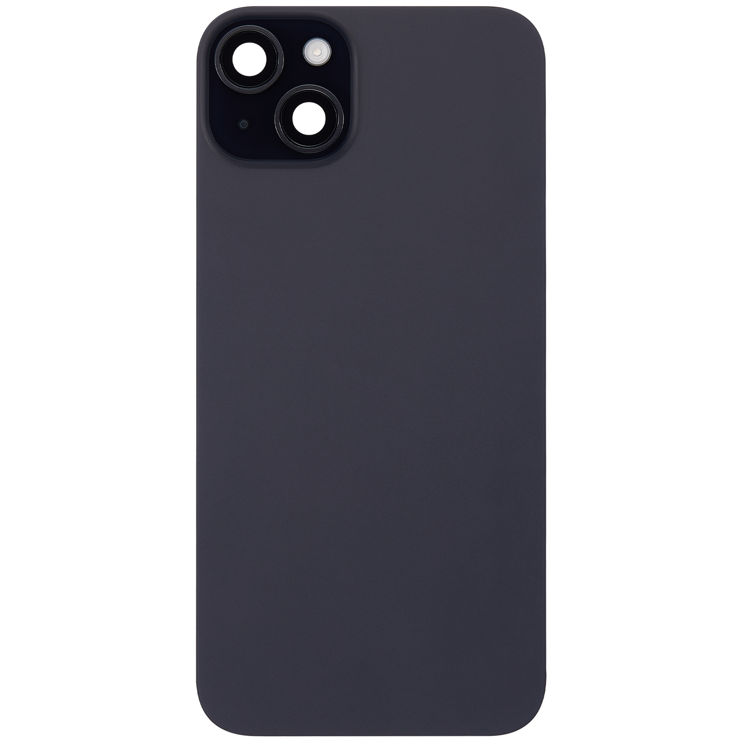 Back Glass w/ MagSafe Magnet & NFC & Flashlight Flex For iPhone 15 Plus (Used OEM Pull: Grade A) (Black)