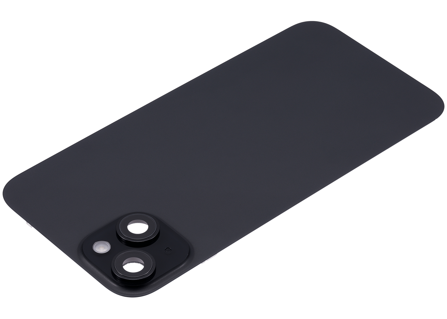 Back Glass w/ MagSafe Magnet & NFC & Flashlight Flex For iPhone 15 Plus (Used OEM Pull: Grade A) (Black)