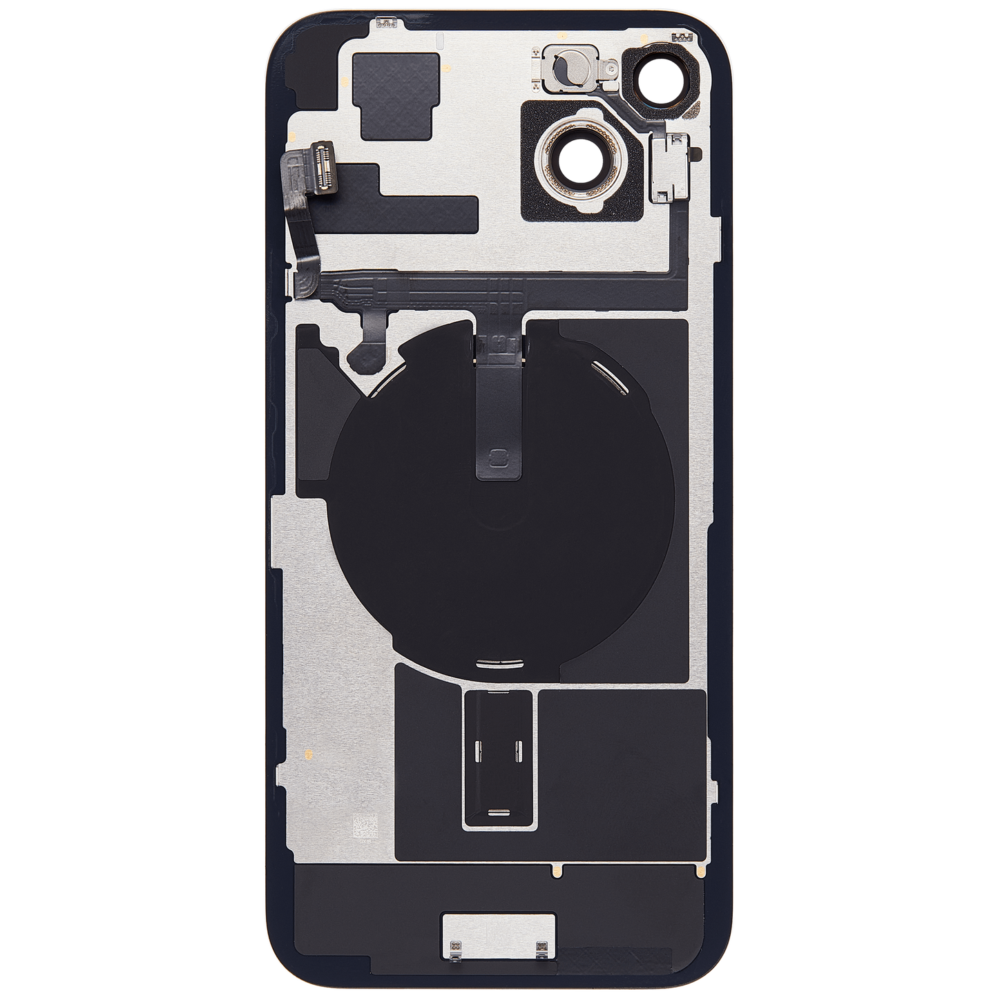 Back Glass w/ MagSafe Magnet & NFC & Flashlight Flex For iPhone 15 Plus (Used OEM Pull: Grade A) (Yellow)