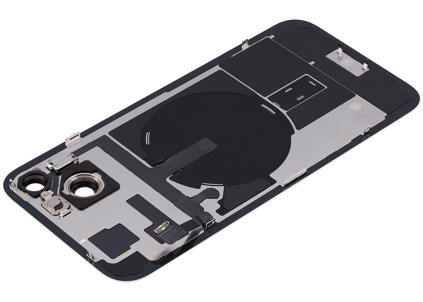 Back Glass w/ MagSafe Magnet & NFC & Flashlight Flex For iPhone 15 Plus (Used OEM Pull: Grade A) (Yellow)
