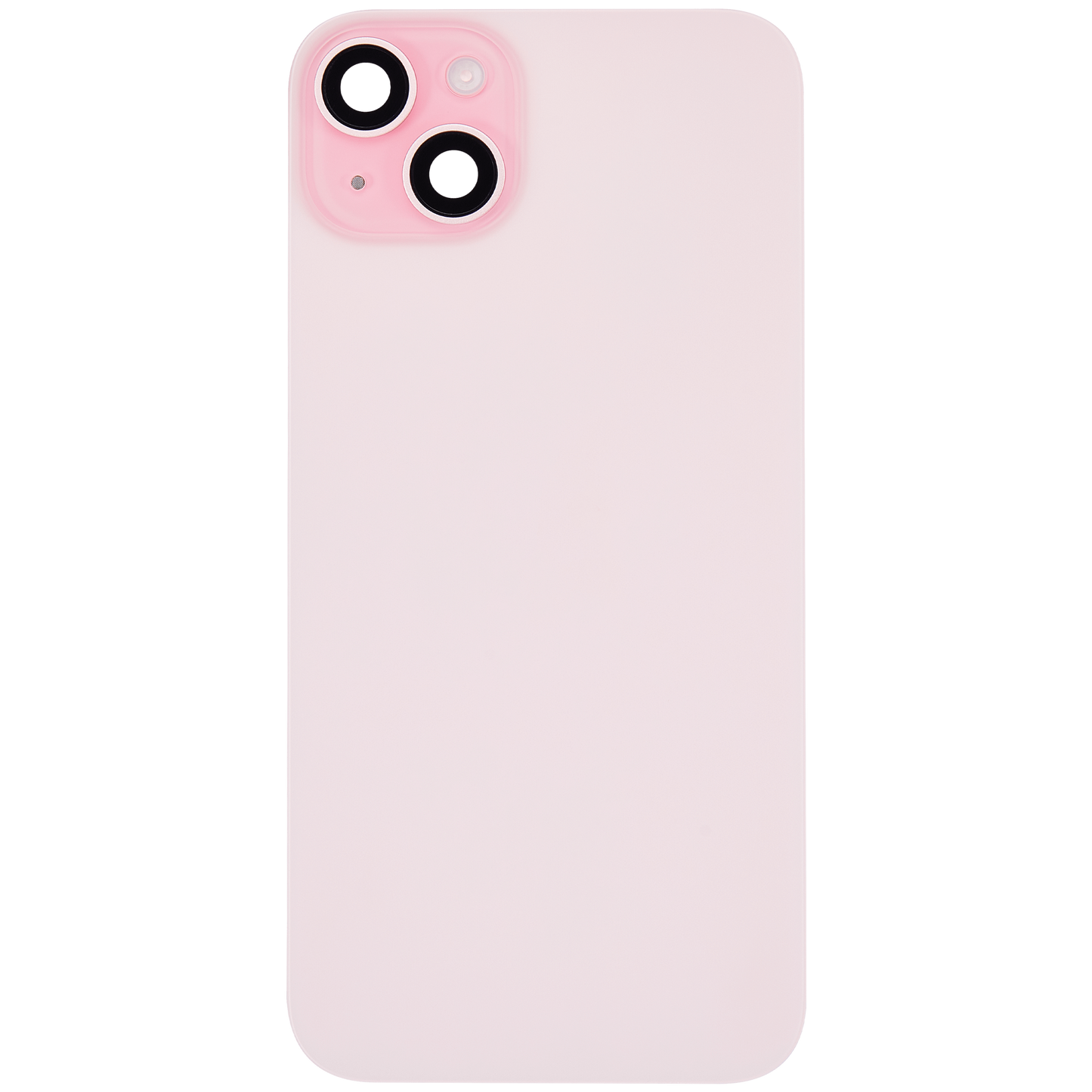 Back Glass w/ MagSafe Magnet & NFC & Flashlight Flex For iPhone 15 Plus (Used OEM Pull: Grade A) (Pink)