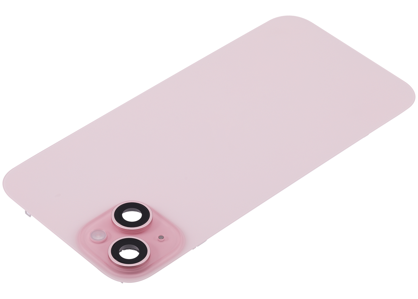Back Glass w/ MagSafe Magnet & NFC & Flashlight Flex For iPhone 15 Plus (Used OEM Pull: Grade A) (Pink)