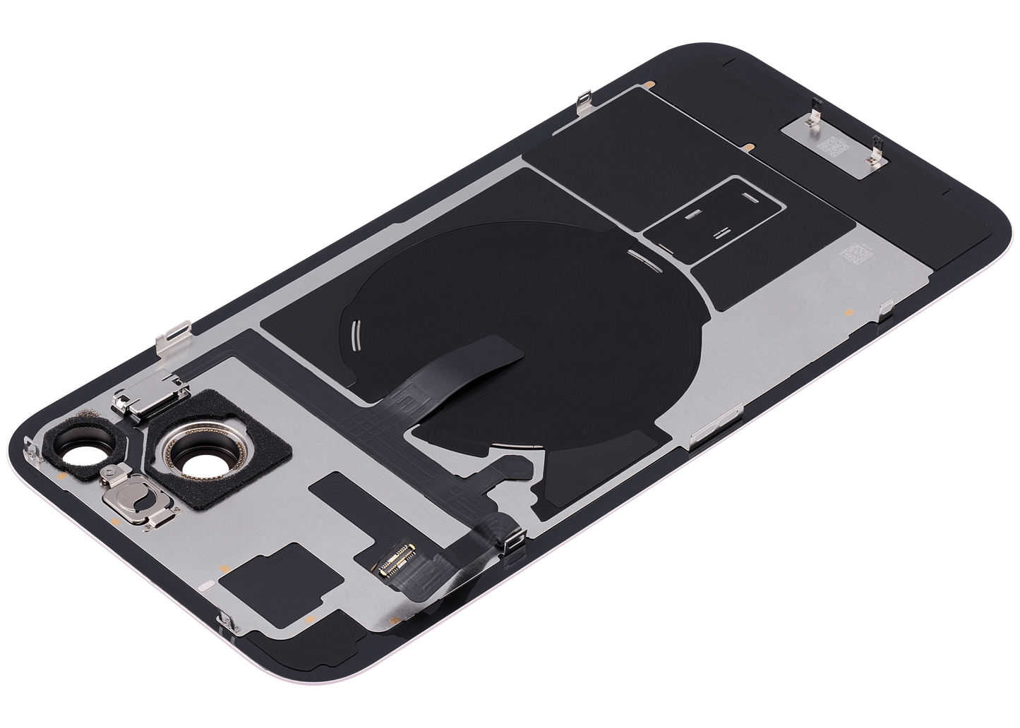 Back Glass w/ MagSafe Magnet & NFC & Flashlight Flex For iPhone 15 Plus (Used OEM Pull: Grade A) (Pink)
