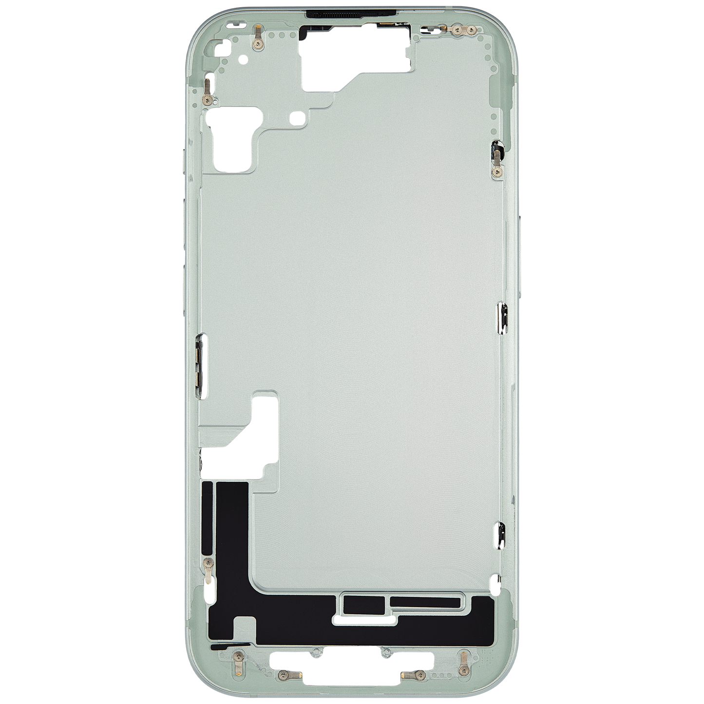 Mid-Frame Housing W/ Small Parts For iPhone 15 (US Version) (Used OEM Pull: Grade A) (Green)