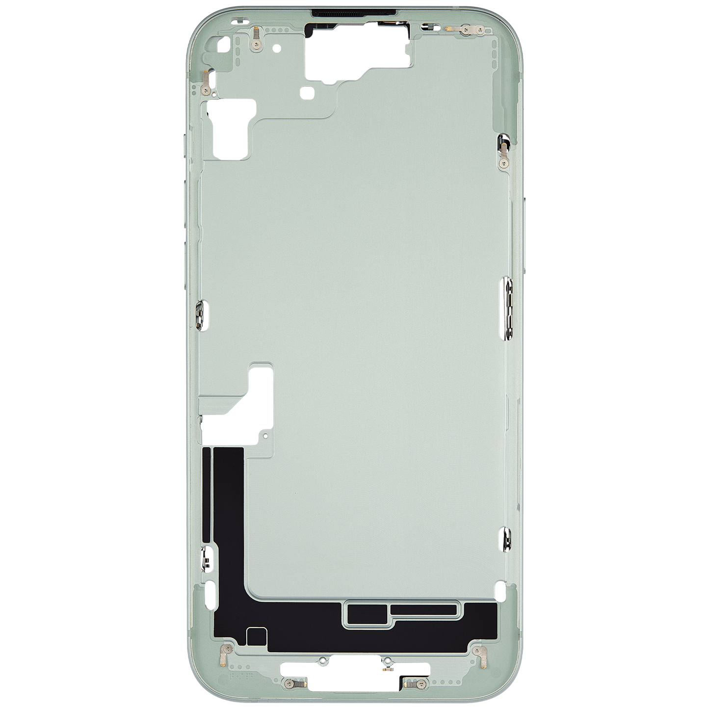 Mid-Frame Housing W/ Small Parts For iPhone 15 Plus (US Version) (Used OEM Pull: Grade A) (Green)