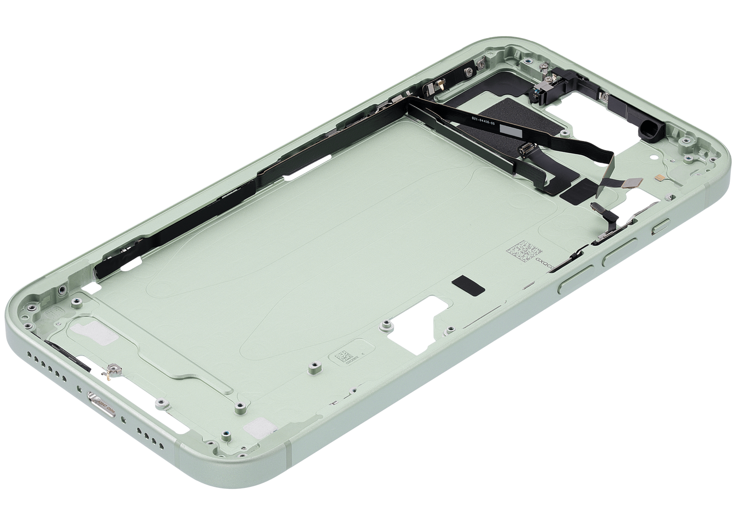 Mid-Frame Housing W/ Small Parts For iPhone 15 Plus (US Version) (Used OEM Pull: Grade A) (Green)
