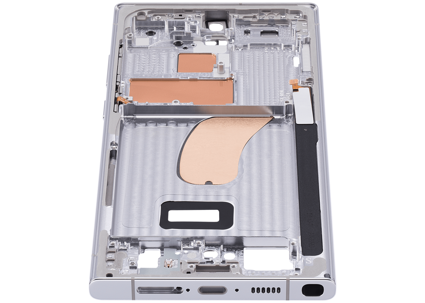 Mid-Frame Housing For Samsung Galaxy S23 Ultra 5G (US & International Version) (Sky Blue / Lime)