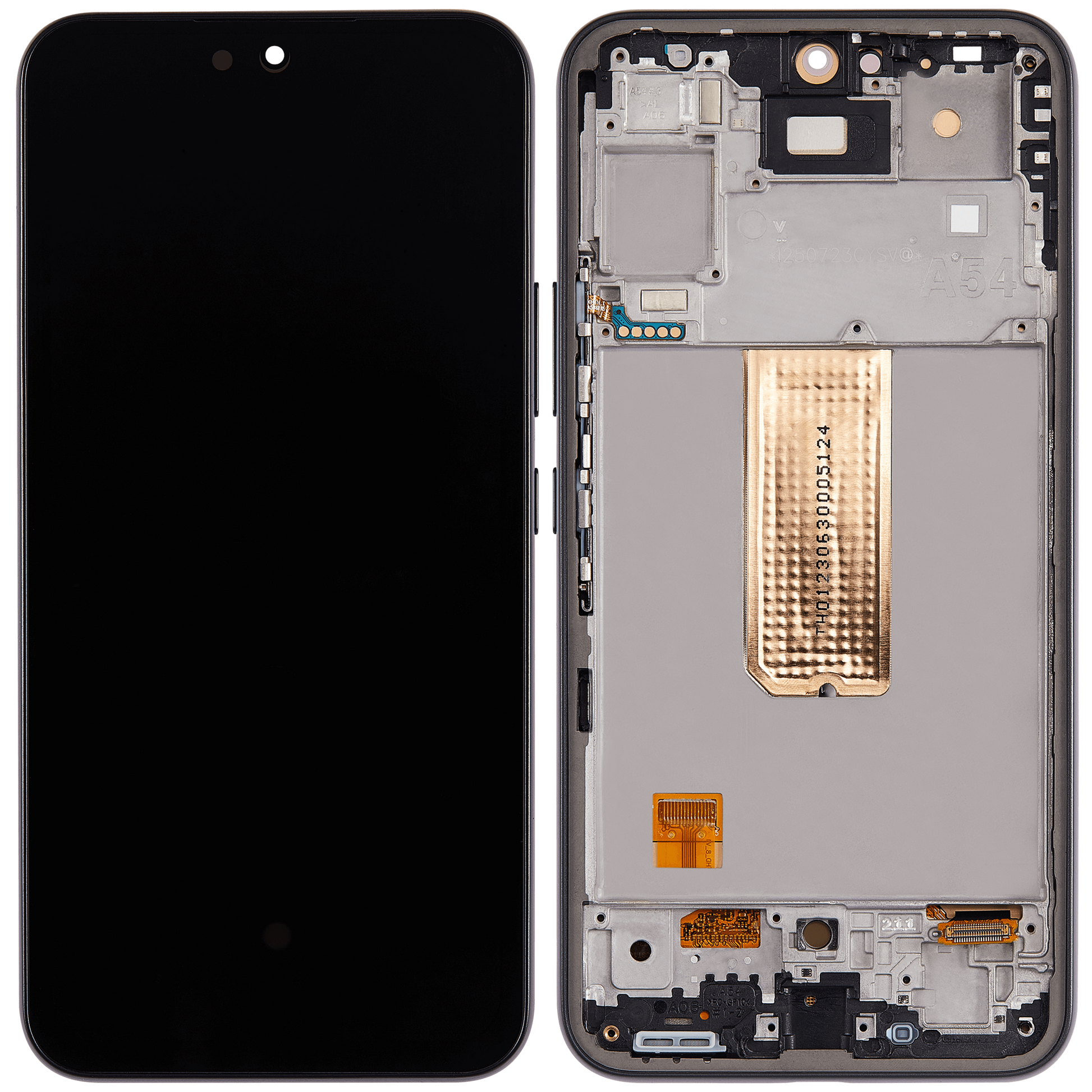 OLED Assembly With Frame For Samsung Galaxy A54 5G replacement part - cell phone parts canada