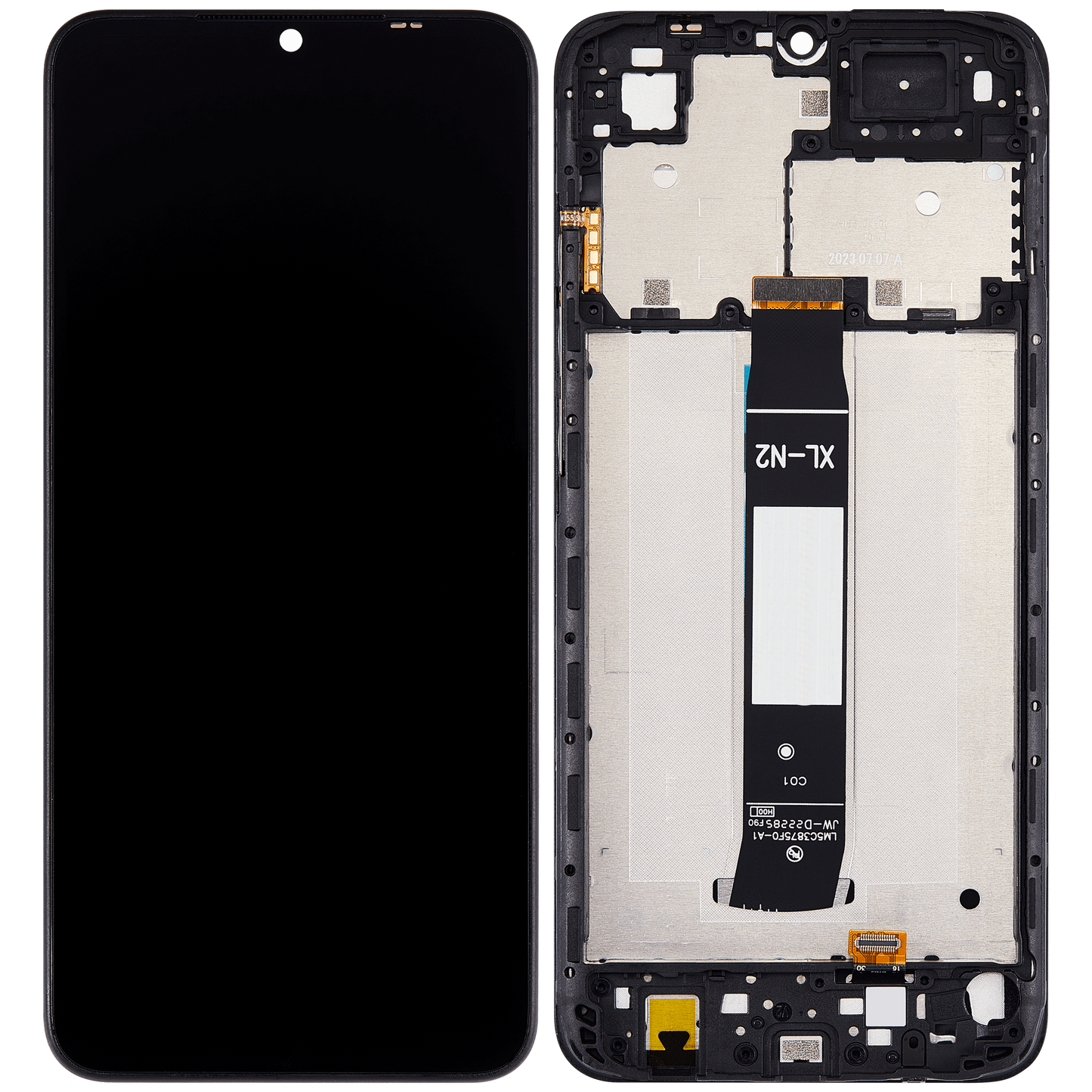 Xiaomi Xiaomi Redmi A1 / Xiaomi Redmi A1+ / Redmi A2 / Redmi A2+ LCD display assembly with frame replacement screen - display component angle 6