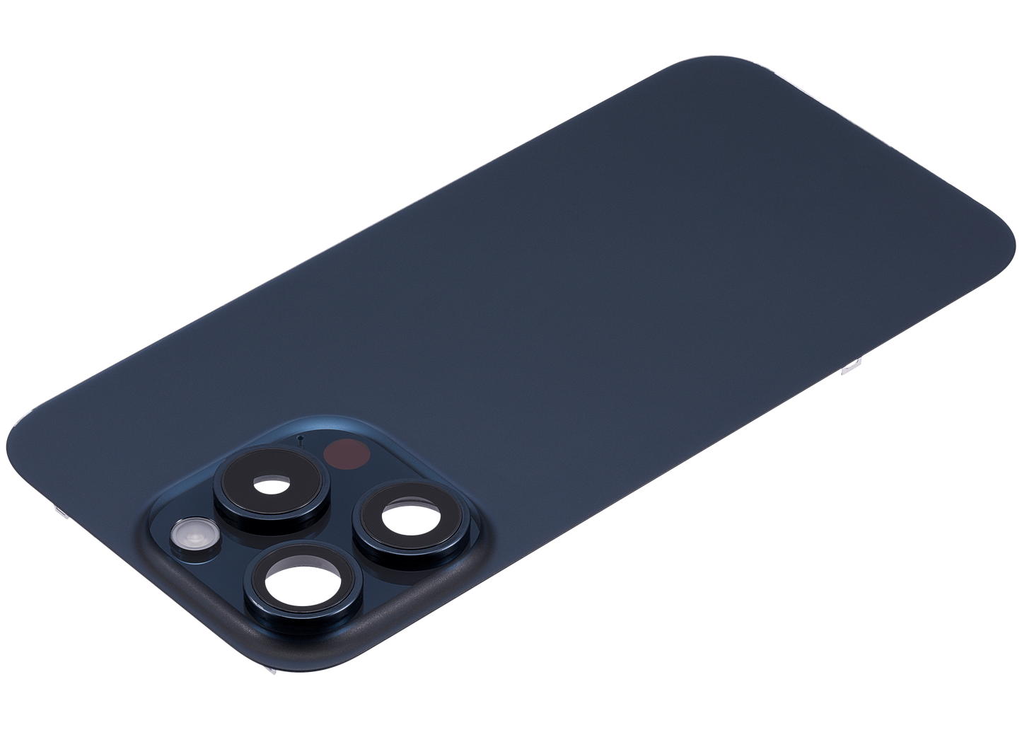 Back Glass w/ MagSafe Magnet & NFC & Flashlight Flex For iPhone 15 Pro (Used OEM Pull: Grade A) (Blue Titanium)