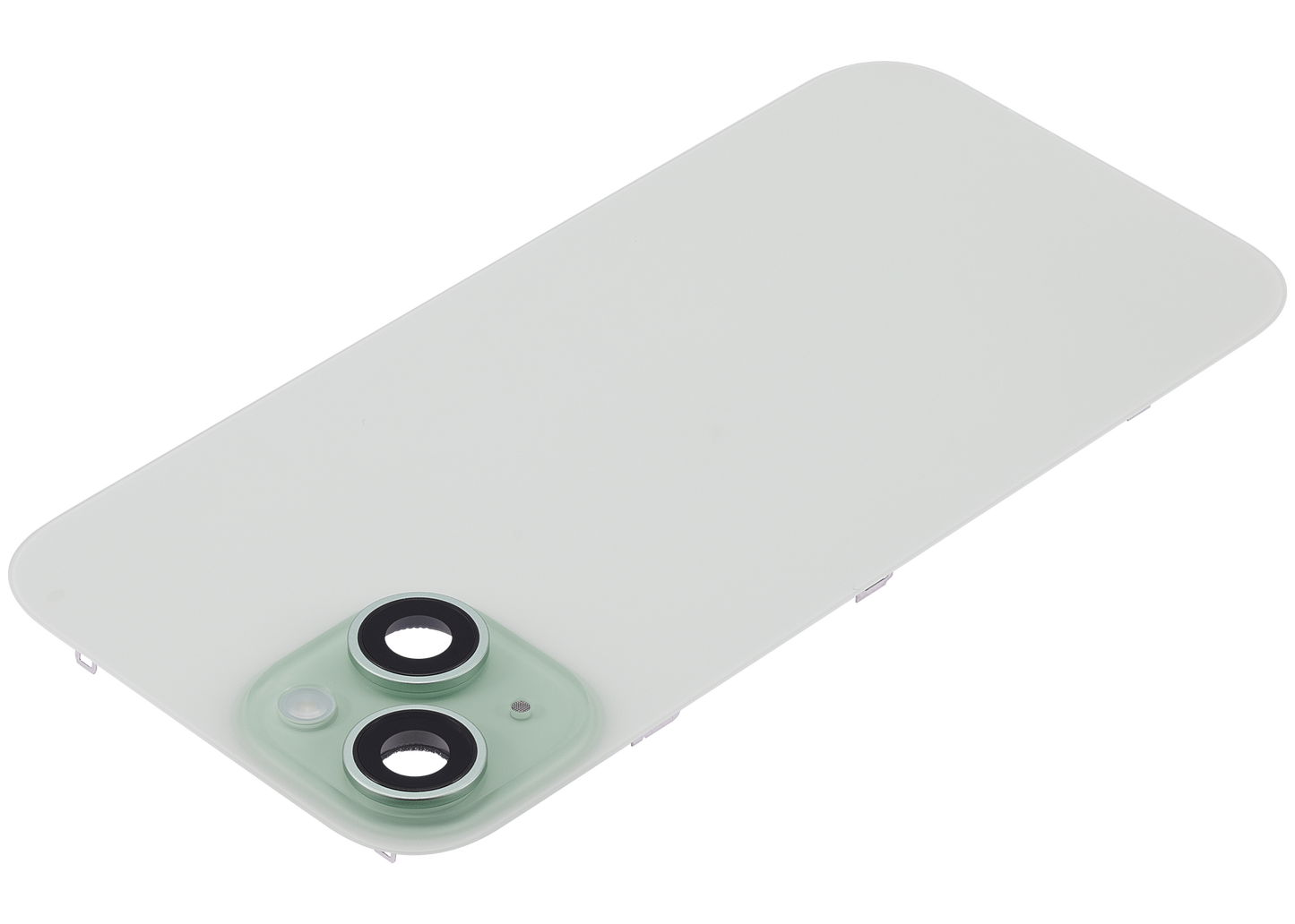 Back Glass w/ MagSafe Magnet & NFC & Flashlight Flex For iPhone 15 (Used OEM Pull: Grade A) (Green)