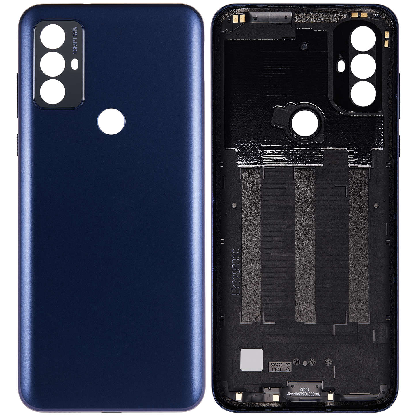 Back cover Glass For Motorola Moto G Play (XT2271 / 2023) (Deep Indigo) replacement part SKU 107082139122 image 6