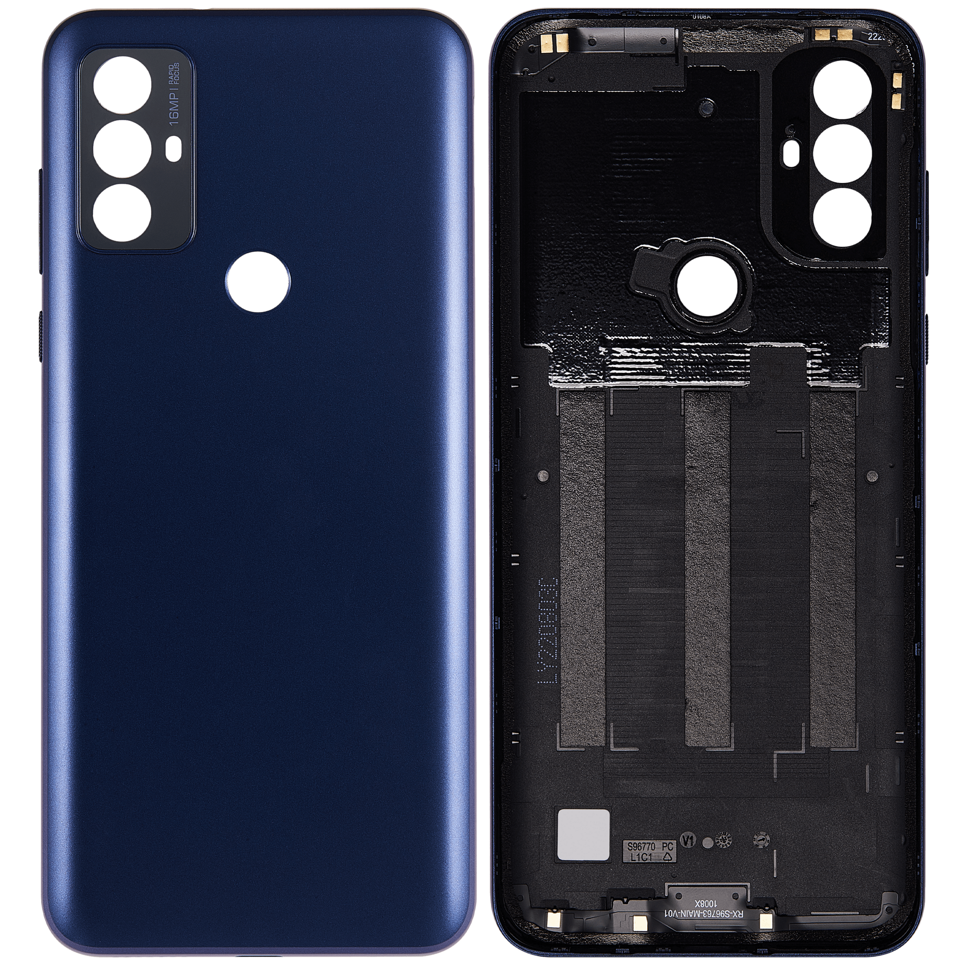 Back cover Glass For Motorola Moto G Play (XT2271 / 2023) (Deep Indigo) replacement part SKU 107082139122 image 6