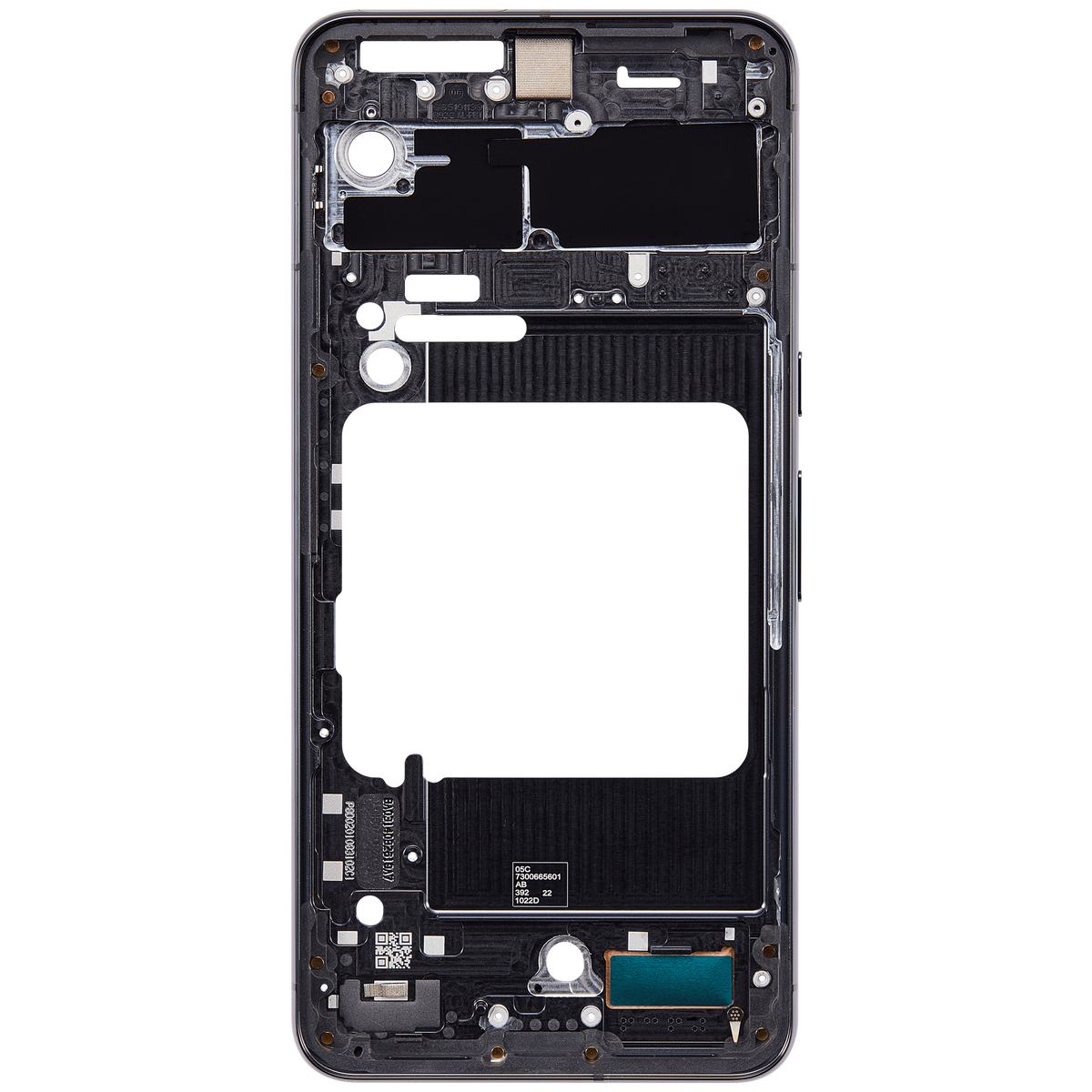 Mid-Frame Housing For Google Pixel 8 Pro (Obsidian) - phone repair component product image