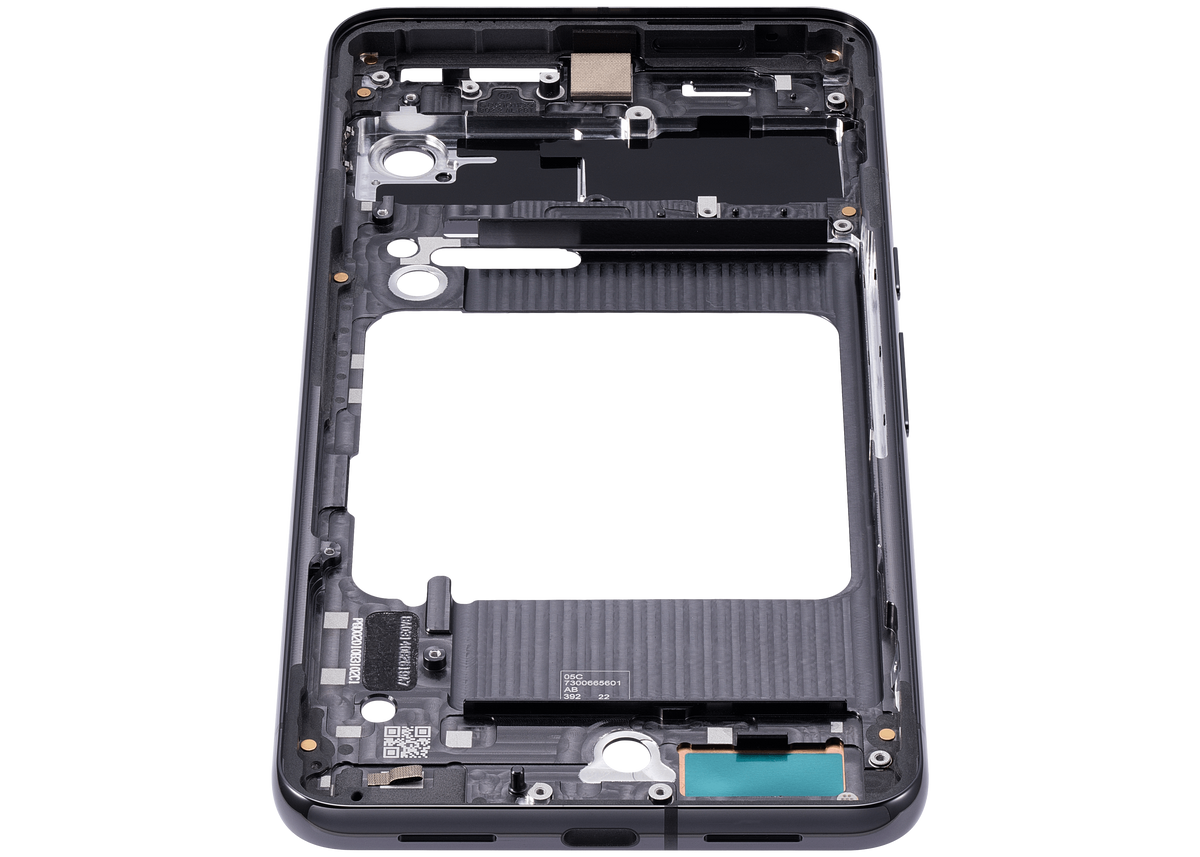 Mid-Frame Housing For Google Pixel 8 Pro (Obsidian) - repair component alternate view