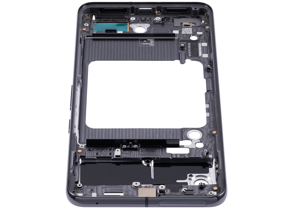 Mid-Frame Housing For Google Pixel 8 Pro (Obsidian) - replacement component detail view