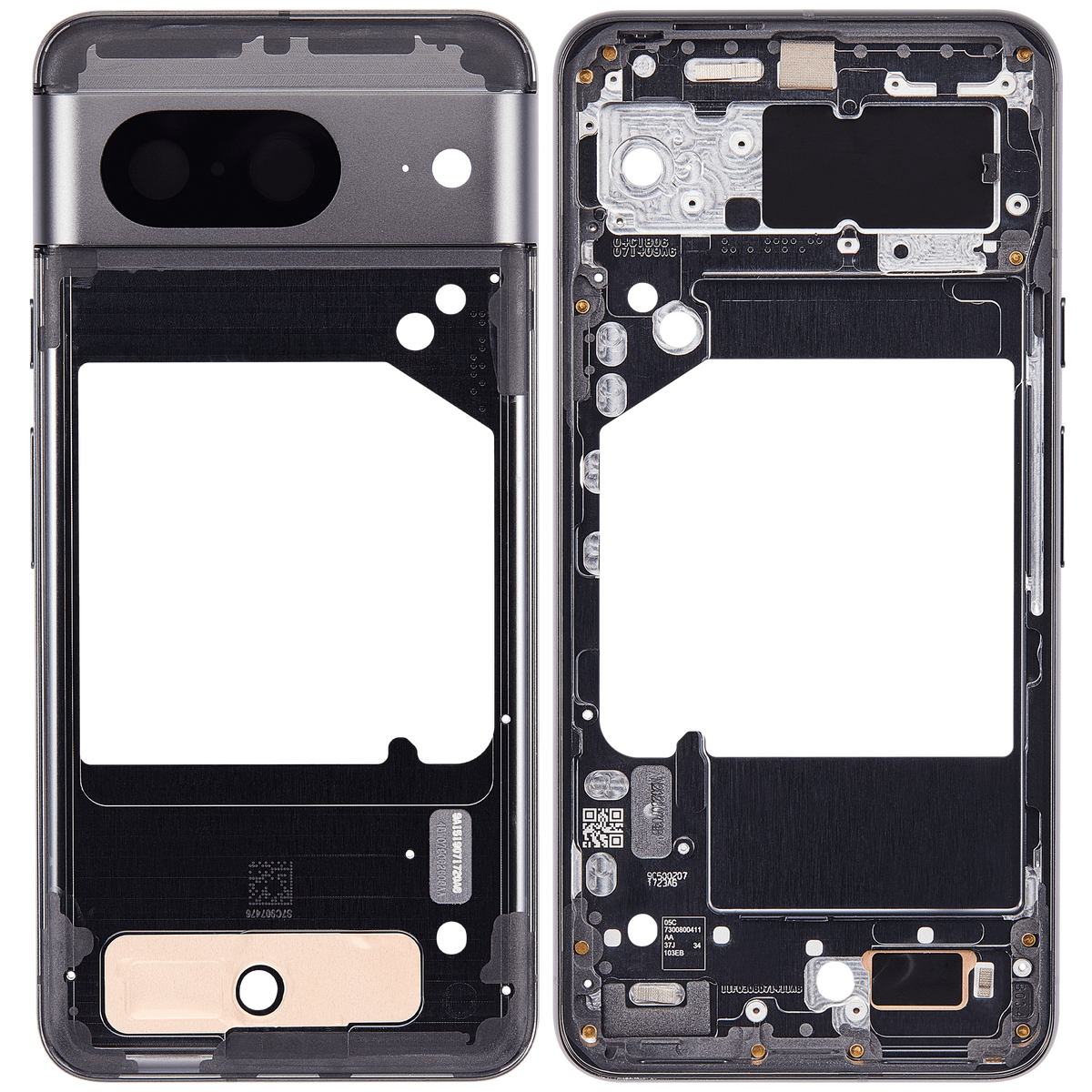 Mid-Frame Housing For Google Pixel 8 (Obsidian) - replacement part product view 11
