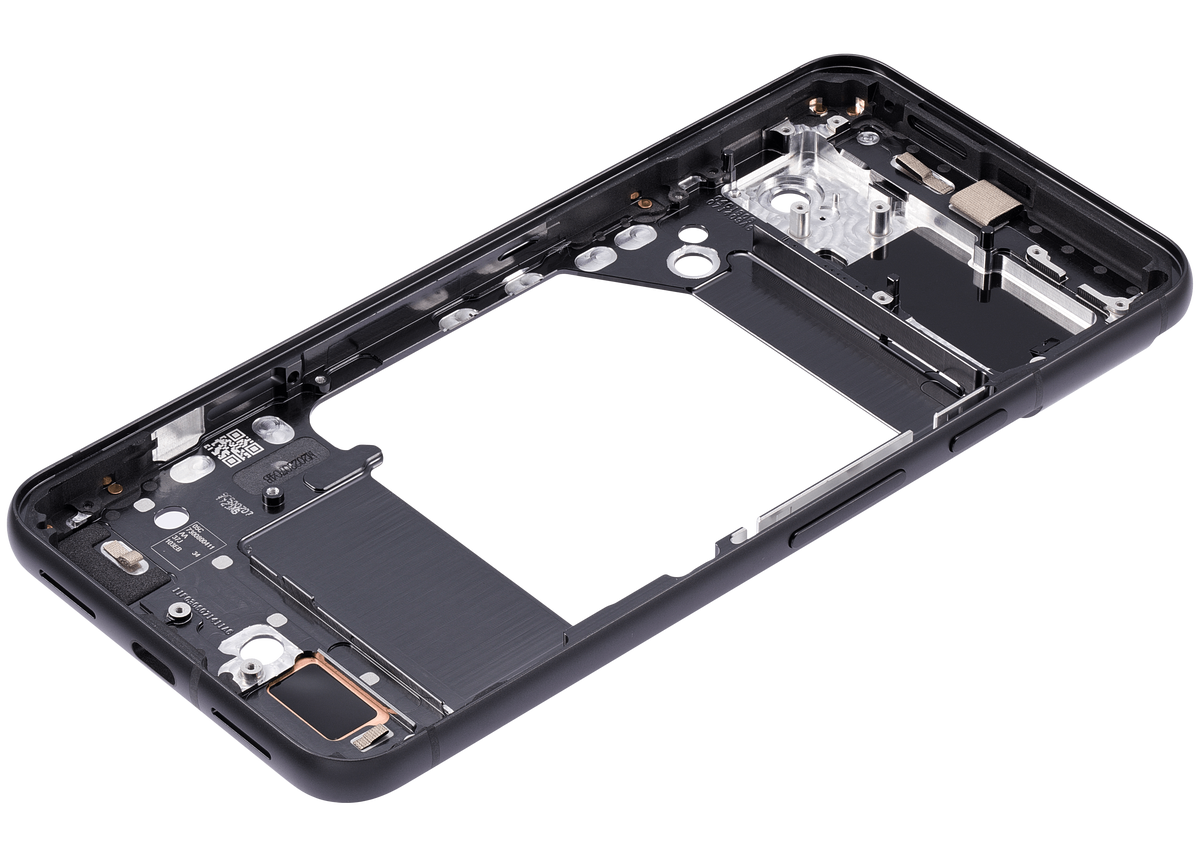 Mid-Frame Housing For Google Pixel 8 (Obsidian) - replacement component detail view