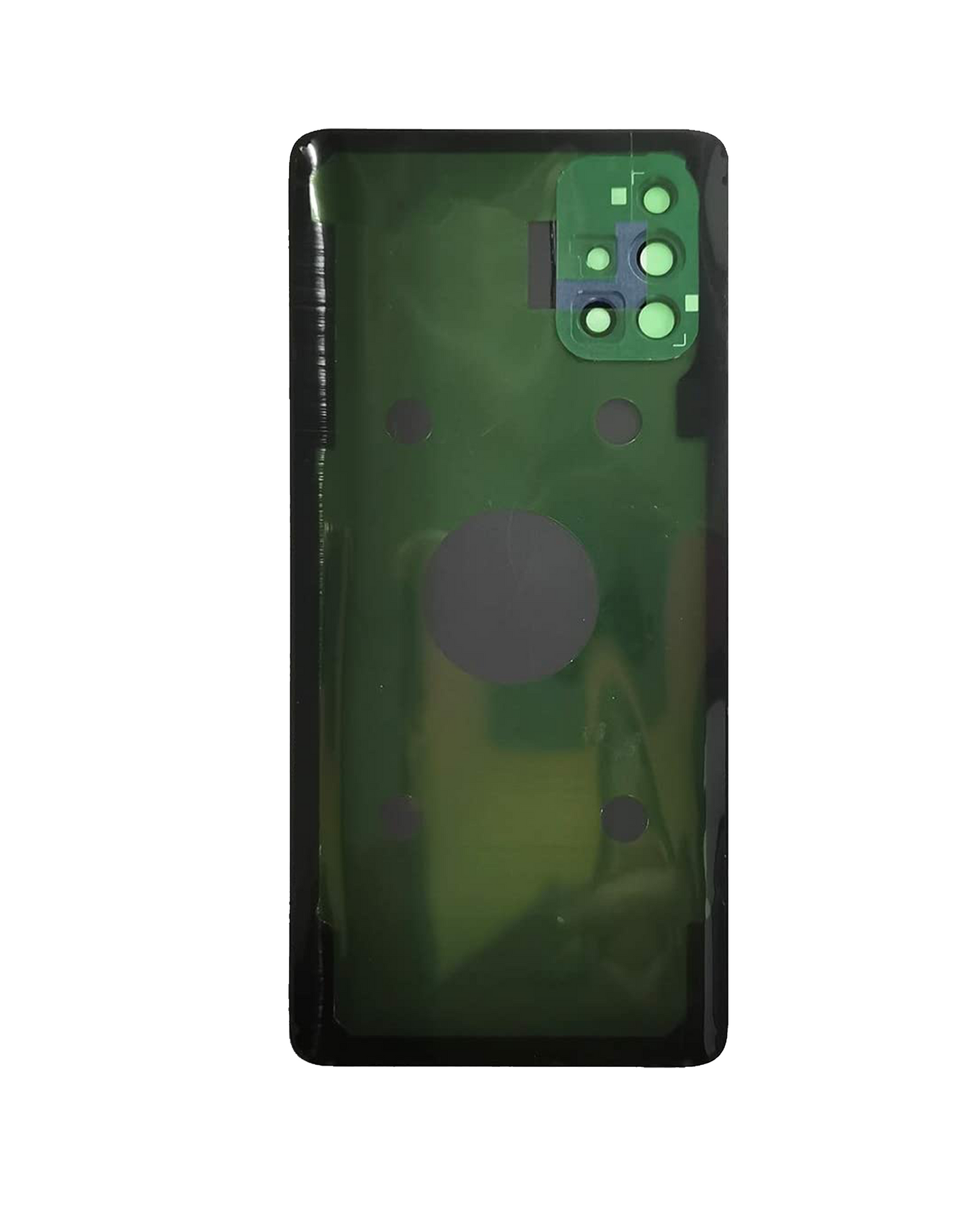 Back Cover Glass With Camera Lens Samsung Galaxy A71 5G (A716U / 2020) (Service Pack) (Prism Cube Black)