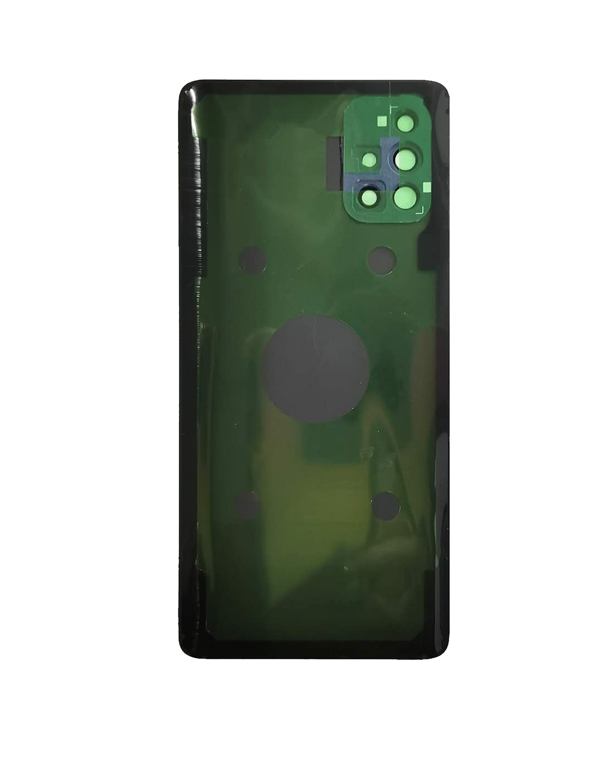 Back Cover Glass With Camera Lens For Samsung Galaxy A71 5G (A716U / 2020) (Service Pack) (Prism Cube Black) - product image 2