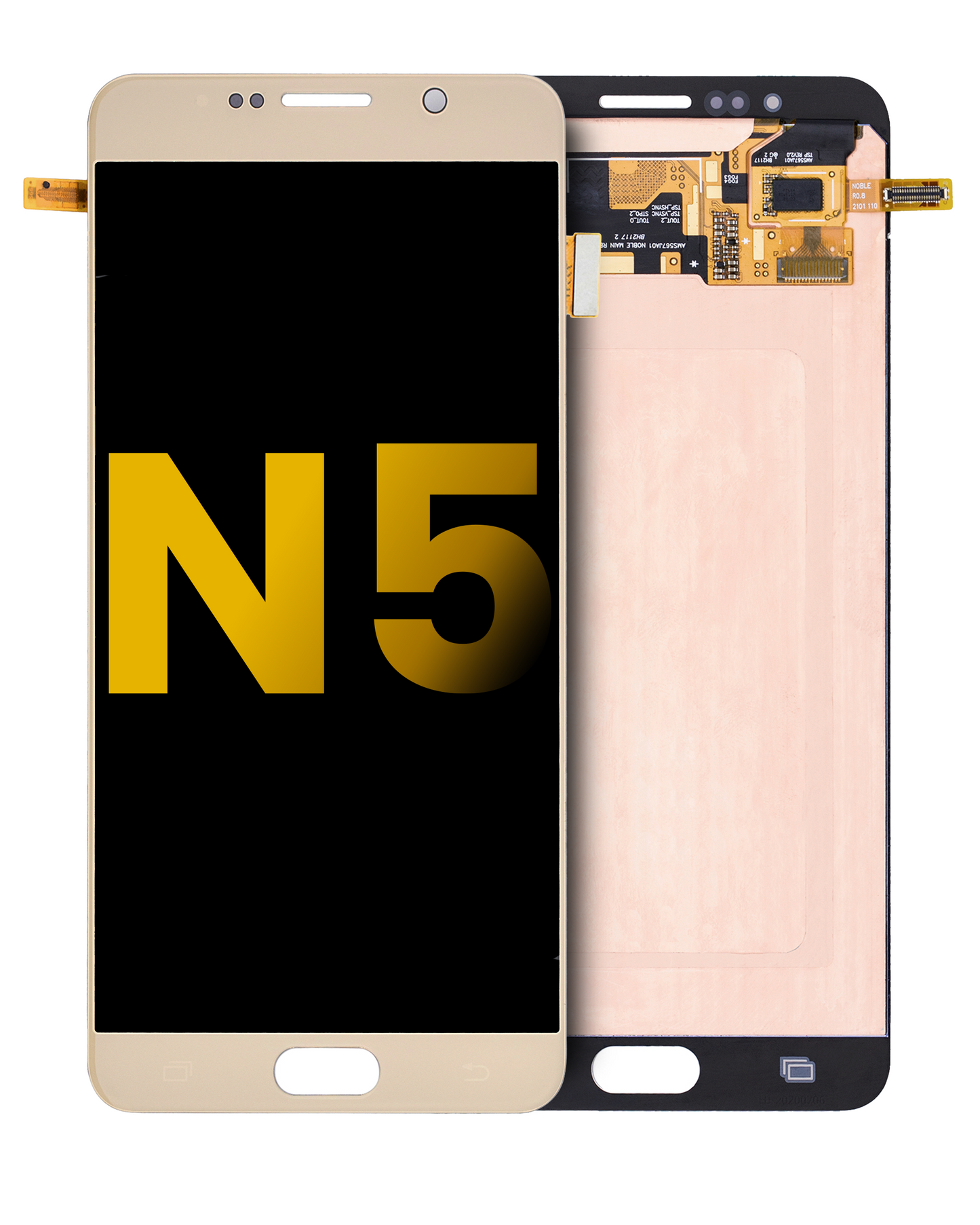OLED Assembly Without Frame For Samsung Galaxy Note 5 (Refurbished) (Gold Platinum)