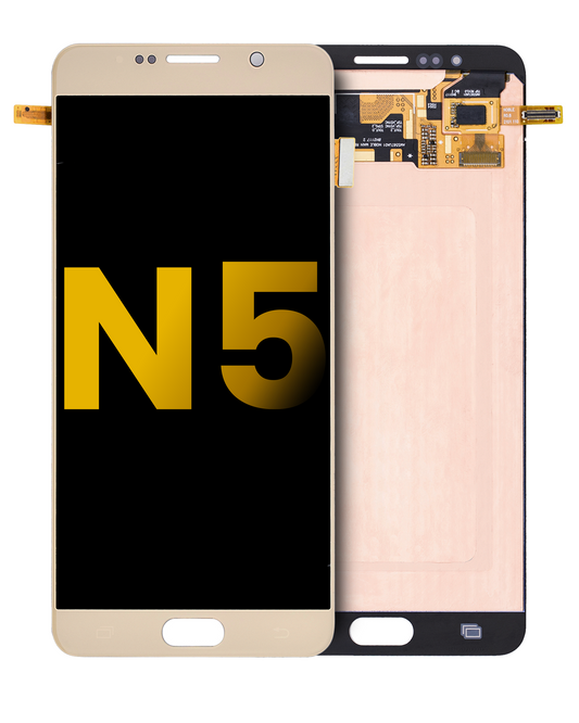 OLED Assembly Without Frame For Samsung Galaxy Note 5 (Refurbished) (Gold Platinum)