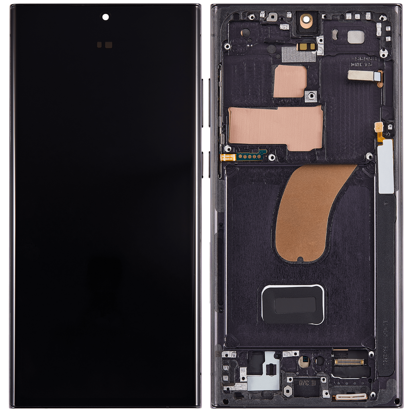 OLED Assembly With Frame For Samsung Galaxy S23 Ultra 5G (US & International) (Service Pack) (Phantom Black)