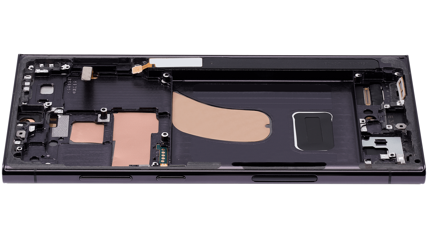 OLED Assembly With Frame For Samsung Galaxy S23 Ultra 5G (US & International) (Service Pack) (Phantom Black)