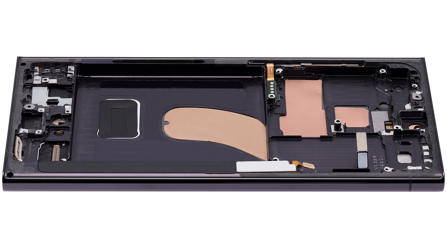 OLED Assembly With Frame For Samsung Galaxy S23 Ultra 5G (US & International) (Service Pack) (Phantom Black)