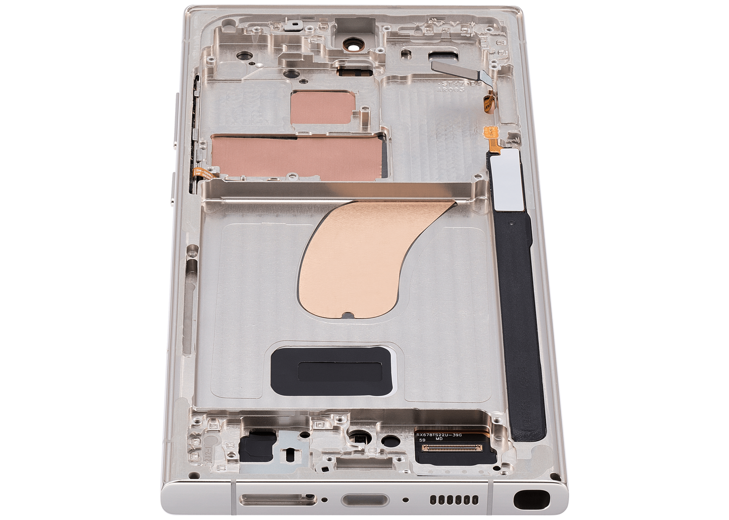 OLED Assembly With Frame For Samsung Galaxy S23 Ultra 5G (US & International) (Service Pack) (Cream)