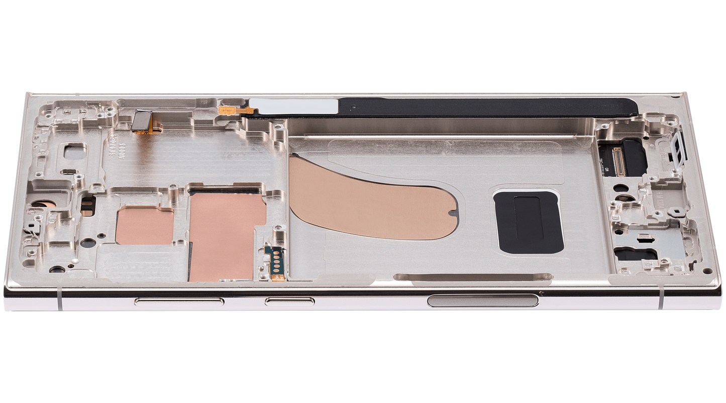 OLED Assembly With Frame For Samsung Galaxy S23 Ultra 5G (US & International) (Service Pack) (Cream)