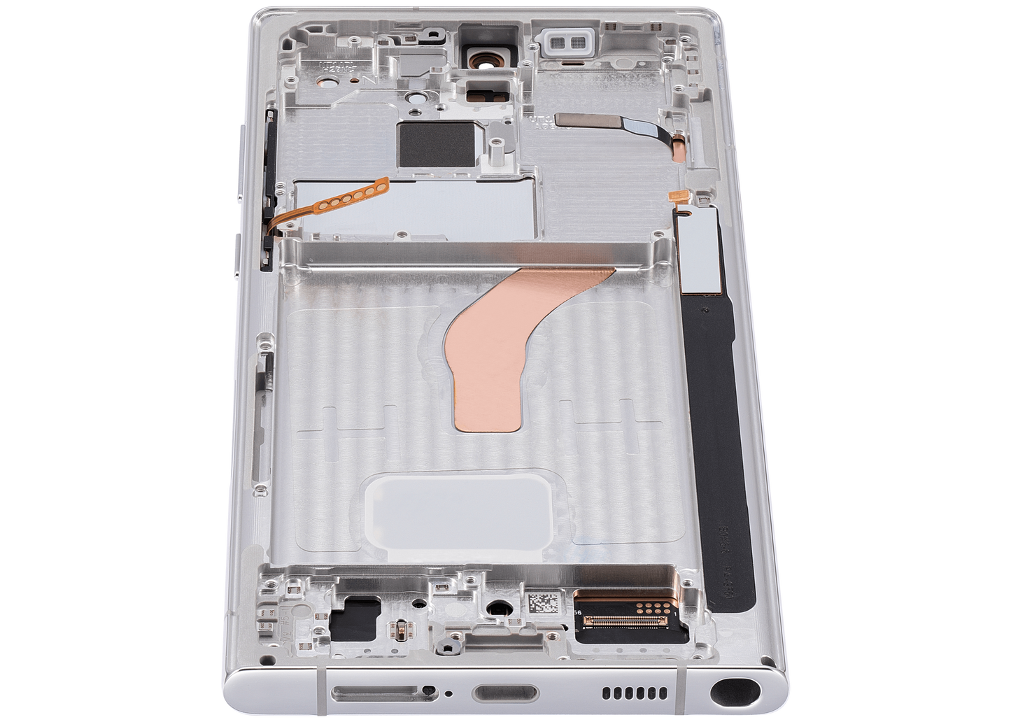 OLED Assembly With Frame For Samsung Galaxy S22 Ultra 5G (US & International Version) (Refurbished) (Phantom White)